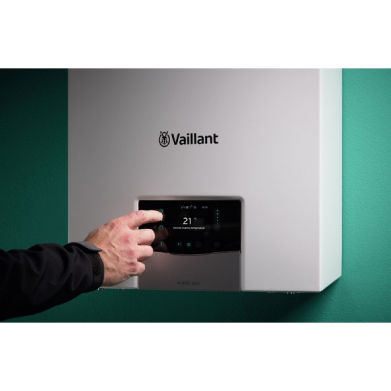 ДВУКОНТУРЕН КОНДЕНЗЕН КОТЕЛ VAILLANT ECOTEC PLUS VUW 36CS/1-5 36KW - цена:
