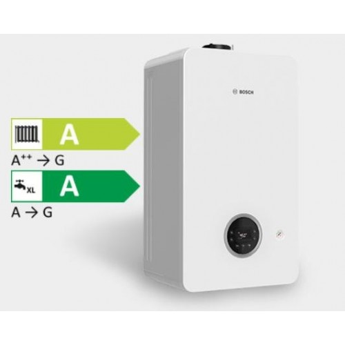 BOSCH МОДЕЛ CONDENS 2300I W 24 KW ОТОПЛЕНИЕ /30KW БГВ + КОМИН C13x
