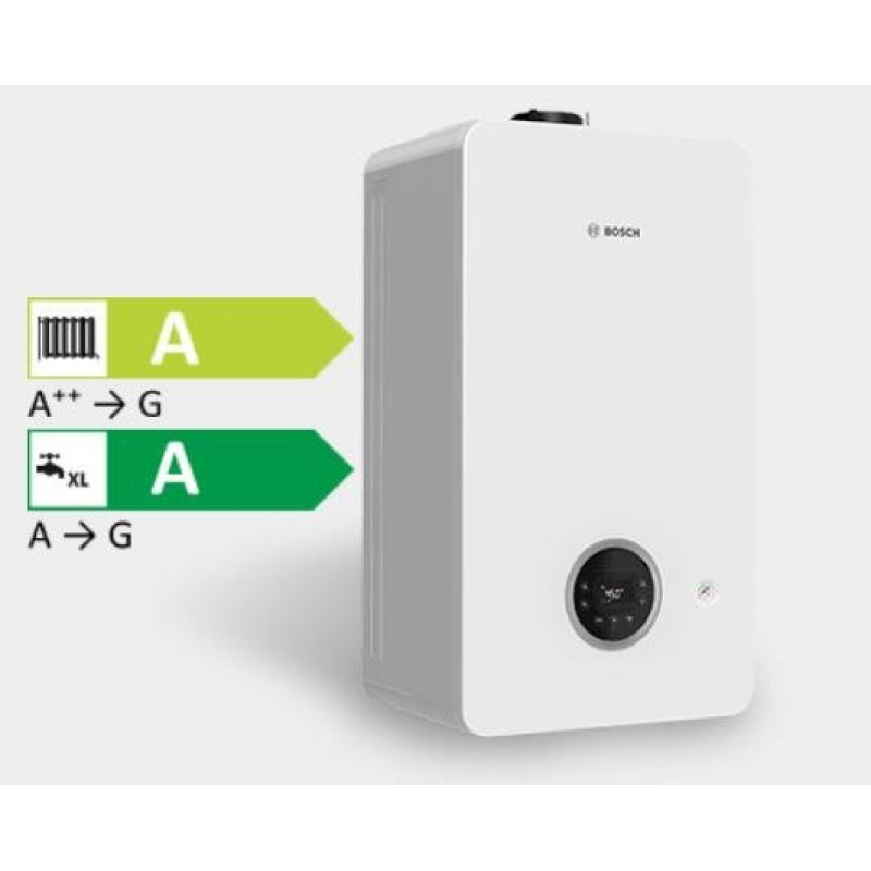 BOSCH МОДЕЛ CONDENS 2300I W 24 KW ОТОПЛЕНИЕ /30KW БГВ + КОМИН C13x - цена: