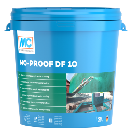 еднокомпонентна еластична хидроизолация,реактивна MC-Proof DF10 2.5кг